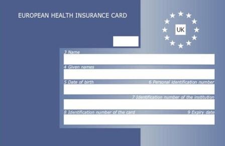 European Health Insurance Card (EHIC)