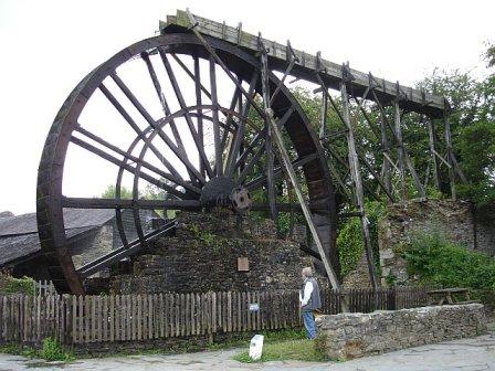 Morwellham Quay Waterwheel, Tavistock, Devon