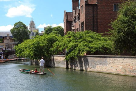 Punting in Cambridge