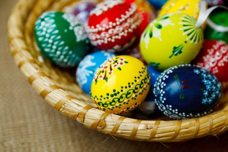 Traditionally decorated Easter Eggs