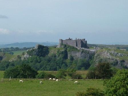 Carreg Cennen Castle, Brecon Beacons National Park, Wales