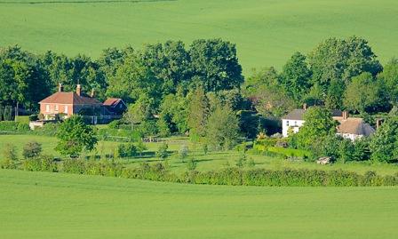 Chilcomb Village, South Downs National Park, Hampshire, England