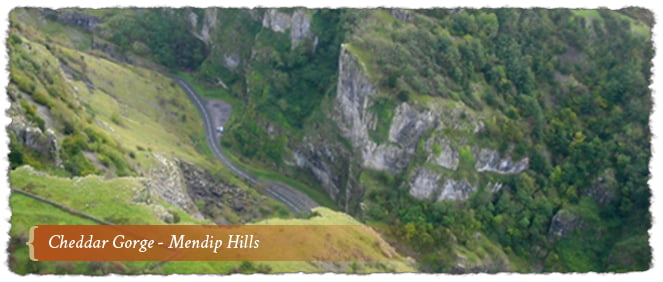 Cheddar Gorge, Mendip Hills AONB, Somerset, England