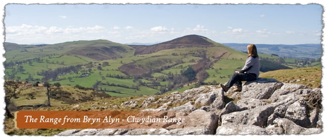 The Range from Bryn Alyn, Clwydian Range & Dee Valley AONB, Wales