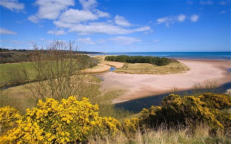 Lunan Bay, Angus, Scotland